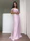 Straps Chiffon A-Line/Princess Beading Sleeveless Floor-Length Dresses